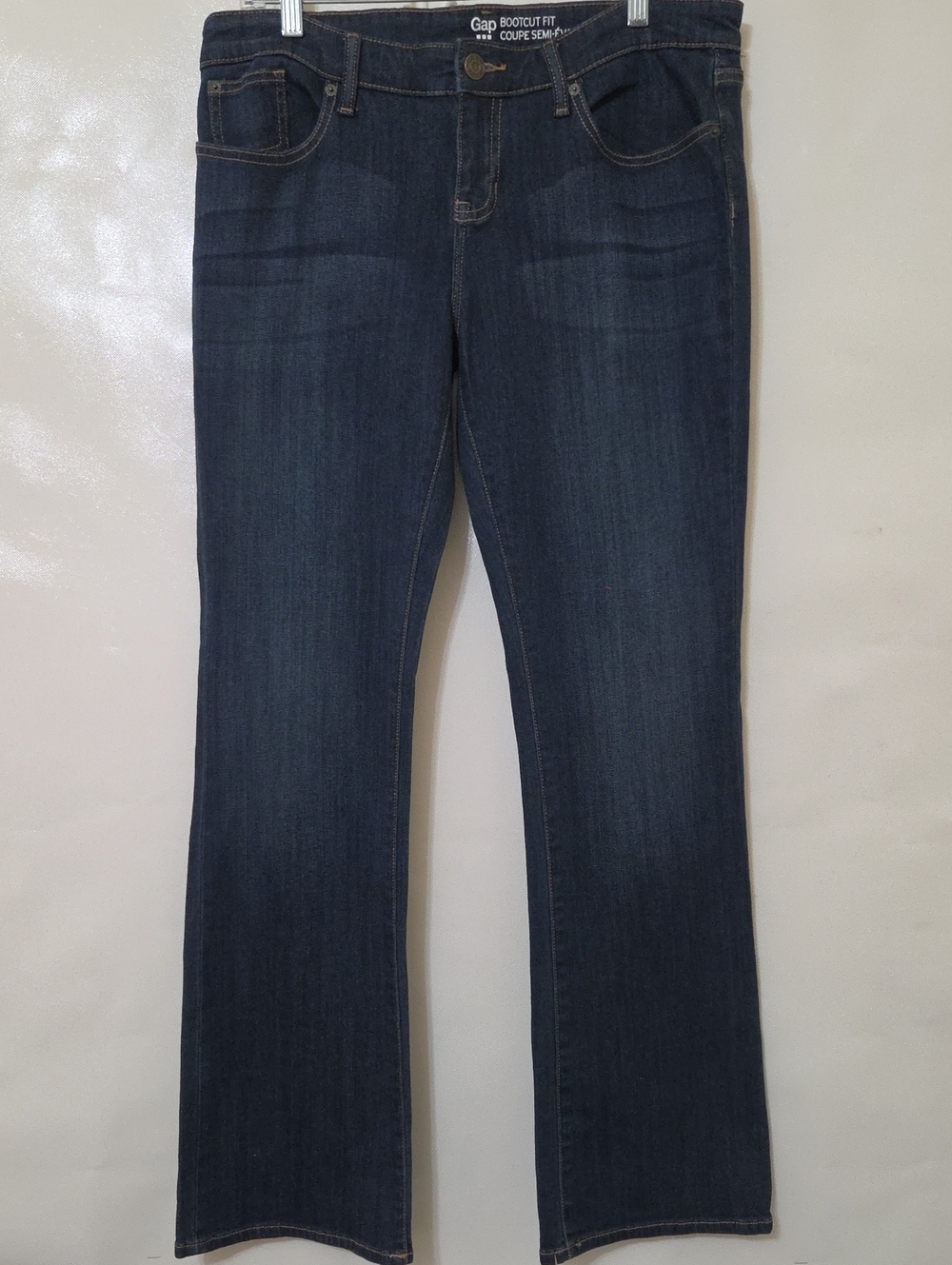 Gap Women’s Bootcut Dark Wash Denim Stretch Blue Jeans - Size 12